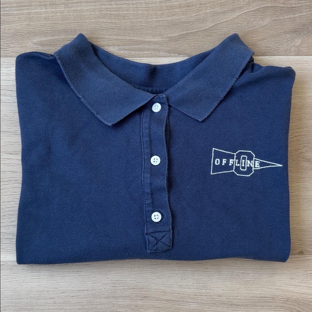 Aerie - "OFFLINE" Crop Polo Shirt